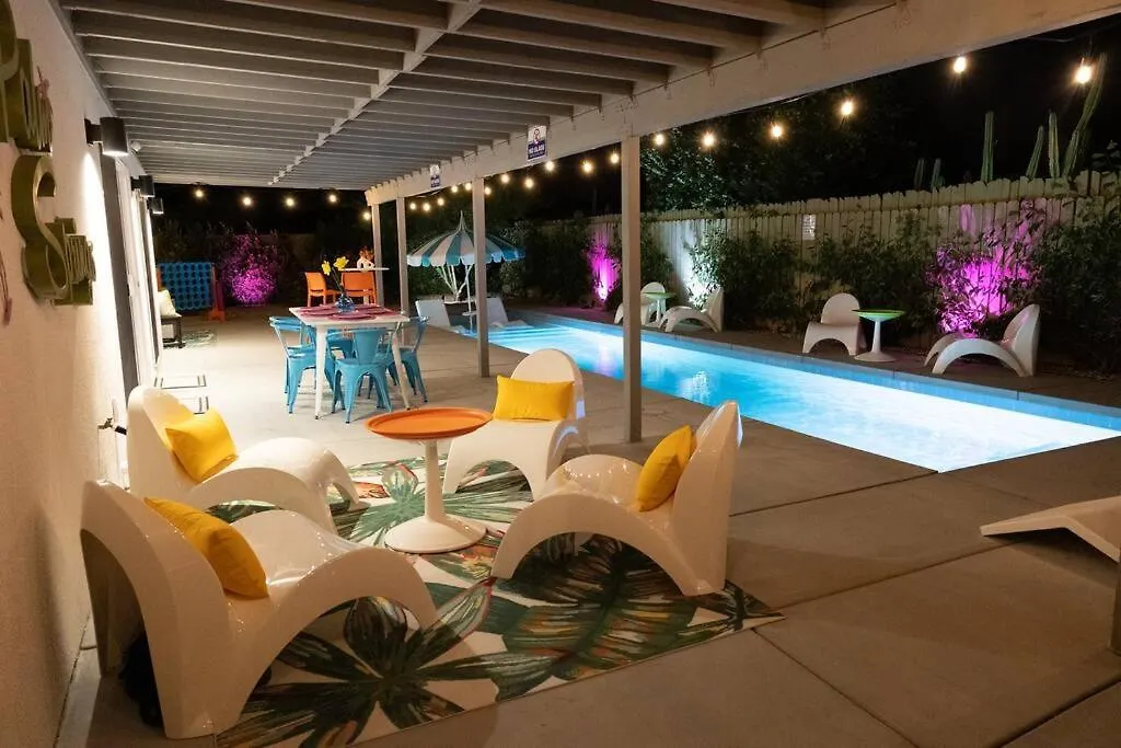 팜 스프링스 Casa Palmina An Mcm Oasis 빌라 펜션